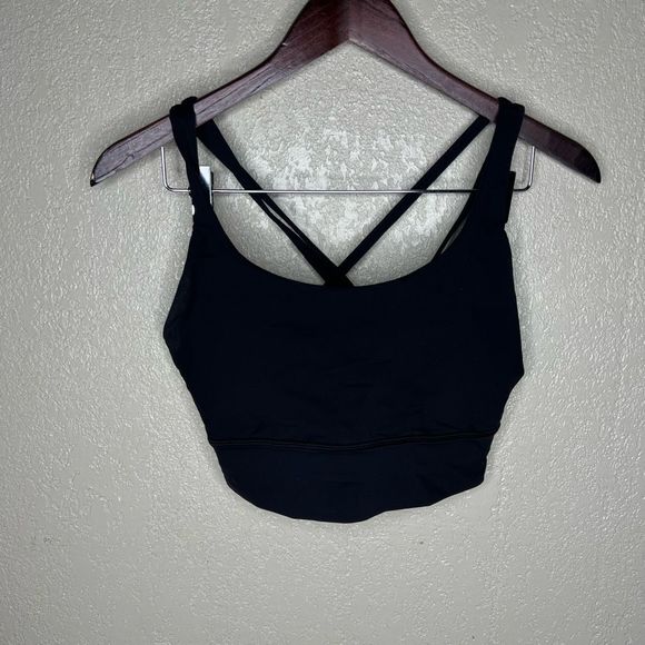Lululemon Black Energy Bra 10 - Picture 1 of 3